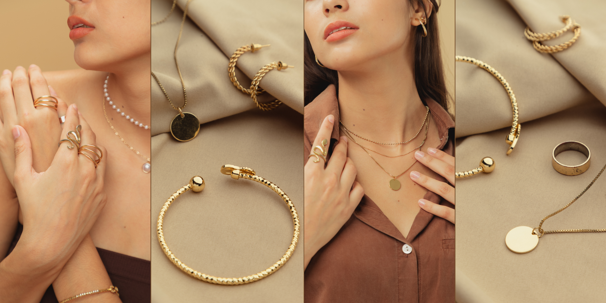 AWESOME GOLD FILLED AND FINE GOLD JEWELRY COLLECTION